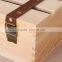 Custom handmade 4 bottles wooden wine gift boxes hinged box for wine