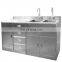 Laboratory island work bench stainless steel tables aluminum folding tables weight bench