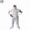 Disposable microporous workwear suits for cleanroom