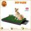 (1001) Pet park deluxe 3-piece dog relief system sythetic grass pet potty