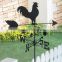 (552) Animal Rooster Shaped Metal Wind Vane Weather Vane For Garden Decorative