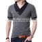 New-Mens-summer-leisure-T-shirt-fashion-slim-short-sleeve-V-neck-T Standard Sports