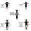 White Strut Clips / Auto Fastener And Clip / china auto clips