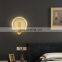 All Copper Modern Minimalist Bedside Led Wall Lamps for Decoration