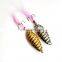 Factory price 5g 10g 15g Spoon Spinners Lure Fishing Metal Bait With Treble Hook