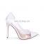 women heel fancy design transparent sandals ladies high heels pointed toe attractive pumps shoes other colors are available