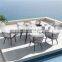 Customized modern fabric sofa Hot Popular outdoor furniture luxury marble table Italy design outdoor sofa