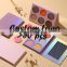 16 color empty round eyeshadow palette circle makeup paint style palette packaging wholesale