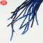 custom polyester round cord with core injetion palstic aglet accept 8 kg tensile test shoelace aglet