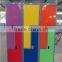 (DL-SL1)CKD colorful 2 door/6 doors Z shape steel locker golf lockers storage cabinet