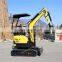 Crawler Excavator Wheel Excavator Road Construction hw Hydraulic Digger 9 ton 8 ton Excavator