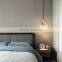 Vintage Retro Single Head Shape Light Single Chandelier Creatives Lighting Marble Hanging LED Lamps