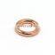 Rose Gold Iron Round Ring For Handbag