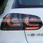Landnovo  body parts upgrade car new design led taillight for 10-12 vw golf 6 mk6 led taillight sequencel daynamic light