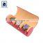 Elegant Design Matching Stitching Button Closure Unisex Genuine Leather Watch Box