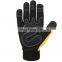 High Quality  Heavy Machinery Anti Cutting Impact Work Safety Leather Gloves