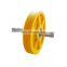 Professional elevator traction deflector safety pulley sheave