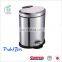 high quality stainless steel waste bin pedal dustbin step bin with soft close cover