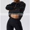 Blank Half Zip Custom High Quality Oversize Mock Neck Sweatshirt Women Casual Workout Pullover Kangaroo Pocket  Gym Shirt Top