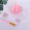 Fashion Spa Skin Care Makeup Tools Multi-function Plastic Diy Mask Mixing Bowl Spatula Brushes Double Side Face Cleansing Brush