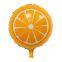 Wholesale Summer Fruit Aluminum Foil Balloons Watermelon Strawberry Orange for Birthday Party Themed Decorations