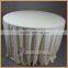 SQN#47 high quality wedding party cream beige sequin restaurant table cloth