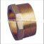 The high quality brass pipe coupling female and male brass socket