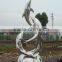 Stainless Steel Abstract Dolphin Sculpture/Statue