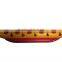 5 person PVC yellow leisure inflatable banana boat