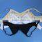 Trade assurance deep black sheer brassier