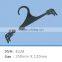 black plastic clothes hanger for lingerie