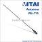VITAI RH-773 144/430MHz 10W 2.15dBi SMA/BNC Connector 40/48cm Handheld Radio Antenna
