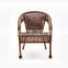 Outdoor Leisure Balcony Metal Coffee Table Rattan Dining Chair Rattan Cane Furniture
