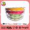 colorful ceramic baking dishes, pans