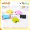 Waterproof colorful portable power bank charger 2000mah