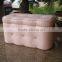 new arrived wholesale decorative handmade Synthetic leather sitting room kids storage stool