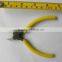 Mini diagonal nose pliers,5'' diagonal cutting plier function