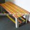0.6-25mm decorative durable metal lockers for changing room with bench