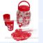BPA Free whole set of Buffet juice dispenser with ice cube tumber coster and stirrers
