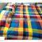 3 pcs 100% polyester crossed printed flannel/coral fleece blanket/throw