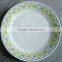 High quality white ceramic plate with customzied decal , High Quality Wholesale Tableware Ceramic Plate ,dinnerware plate