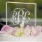 China Suppliers Square & Heart Shape Acrylic WeDding Cake Topper