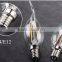 C35T LED filament candle light 2Watt 4W E14S 230V dimmable uk usa