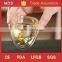 Hot heat insulation 80ml double wall glass coffee cup                        
                                                Quality Choice