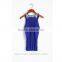 Latest fashion design OEM High quality knit straight slim pretty sleeveless pink women tops