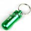 Hot Selling Oxydic Customized Size Pill Container/Holder Keychain