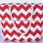 Personalized Embroidery Monogram Chevron Canvas Handbag Beach Tote