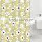 Various Flower Color Transfer Printing Polyeaster Shower Curtain for Bathroom