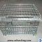 High quality storage cage metal box wire mesh container