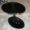 good quality of fiberglass base marble top oval shape tulip table